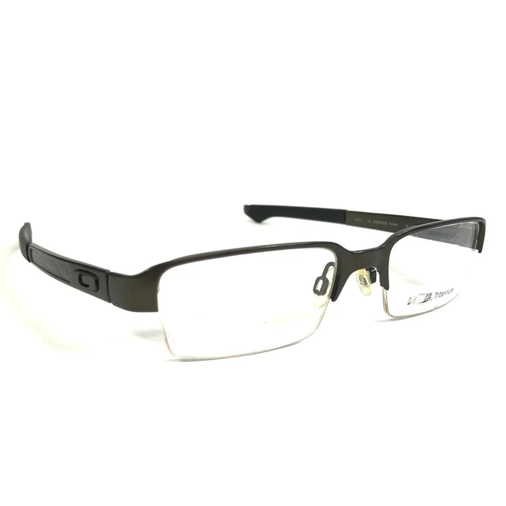 Boomstand Eyeglasses Frames Boomstand OX5042-0352 Pewter Gray Half Rim 52-19-140